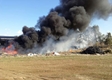 Waste burning in a field in Echuca